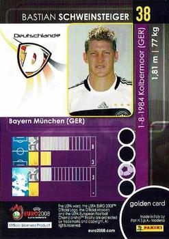 2008 Panini UEFA Euro 2008 Austria-Switzerland #38 Bastian Schweinsteiger Back
