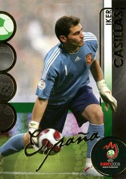 2008 Panini UEFA Euro 2008 Austria-Switzerland #43 Iker Casillas Front