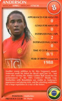 2008 Top Trumps Specials Manchester United #NNO Anderson Front