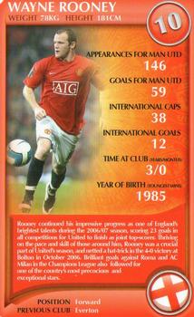 2008 Top Trumps Specials Manchester United #NNO Wayne Rooney Front