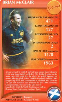 2008 Top Trumps Specials Manchester United #NNO Brian McClair / Sir Alex Ferguson Front