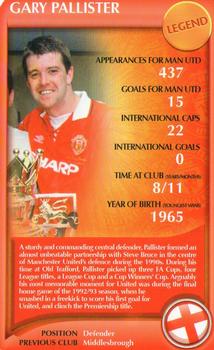 2008 Top Trumps Specials Manchester United #NNO Gary Pallister Front