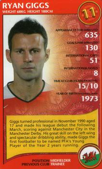 2005 Top Trumps Manchester United #NNO Ryan Giggs Front