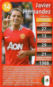 2012 Top Trumps Specials Manchester United #NNO Javier Hernandez Front