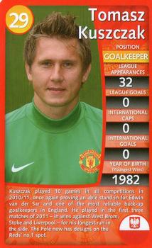 2012 Top Trumps Specials Manchester United #NNO Tomasz Kuszczak Front