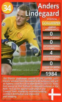 2012 Top Trumps Specials Manchester United #NNO Anders Lindegaard Front
