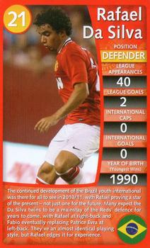 2012 Top Trumps Specials Manchester United #NNO Rafael Da Silva Front
