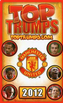 2012 Top Trumps Specials Manchester United #NNO Tom Cleverley Back