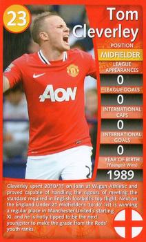 2012 Top Trumps Specials Manchester United #NNO Tom Cleverley Front
