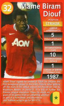 2012 Top Trumps Specials Manchester United #NNO Mame Biram Diouf Front