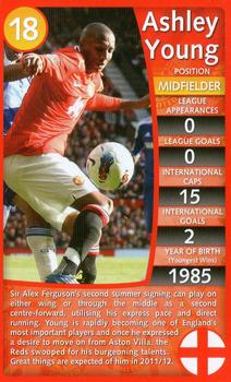 2012 Top Trumps Specials Manchester United #NNO Ashley Young Front