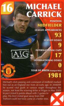 2010 Top Trumps Specials Manchester United #NNO Michael Carrick Front