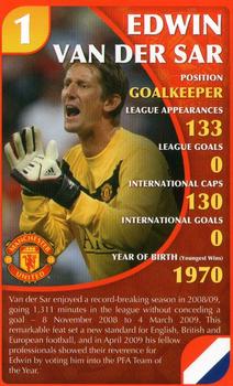 2010 Top Trumps Specials Manchester United #NNO Edwin van der Sar Front