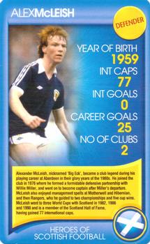 2006 Top Trumps Daily Record Heroes Of Scottish Football #NNO Alex McLeish Front