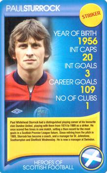 2006 Top Trumps Daily Record Heroes Of Scottish Football #NNO Paul Sturrock Front