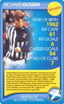 2006 Top Trumps Daily Record Heroes Of Scottish Football #NNO Richard Gough Front