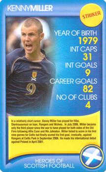 2006 Top Trumps Daily Record Heroes Of Scottish Football #NNO Kenny Miller Front
