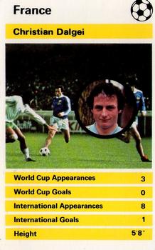1979 Top Trumps International Greats #NNO Christian Dalger Front