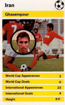 1979 Top Trumps International Greats #NNO Ghasempour Front