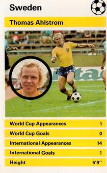 1979 Top Trumps International Greats #NNO Thomas Ahlstrom Front