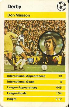 1979 Top Trumps British Soccer Stars #NNO Don Masson Front