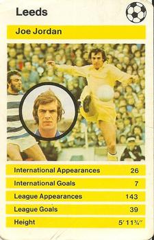1979 Top Trumps British Soccer Stars #NNO Joe Jordan Front