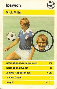 1979 Top Trumps British Soccer Stars #NNO Mick Mills Front