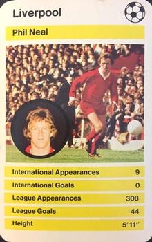 1979 Top Trumps British Soccer Stars #NNO Phil Neal Front