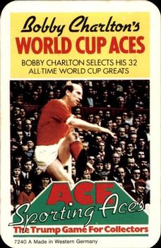 1977-78 Ace Sporting Aces Bobby Charlton World Cup Aces #NNO Bobby Charlton Front