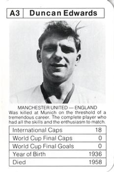 1977-78 Ace Sporting Aces Bobby Charlton World Cup Aces #A3 Duncan Edwards Front