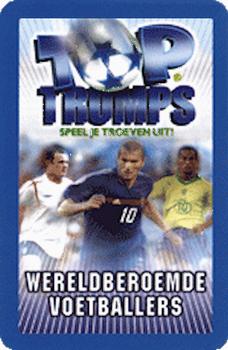 2006 Top Trumps Wereldberoemde Voetballers #NNO Thierry Henry Back