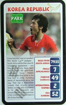 2010 Top Trumps World Cup #NNO Park Ji-Sung Front