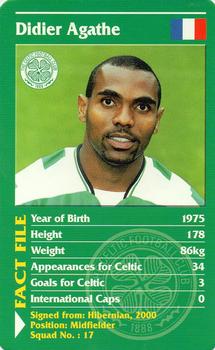 2001 Top Trumps Celtic #NNO Didier Agathe Front