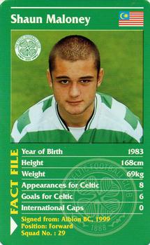 2001 Top Trumps Celtic #NNO Shaun Maloney Front