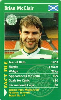 2001 Top Trumps Celtic #NNO Brian McClair Front