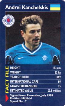 2001 Top Trumps Rangers #NNO Andrei Kanchelskis Front