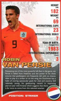 2008 Top Trumps European Football Stars #NNO Robin Van Persie Front