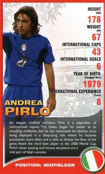 2008 Top Trumps European Football Stars #NNO Andrea Pirlo Front