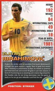 2008 Top Trumps European Football Stars #NNO Zlatan Ibrahimovic Front