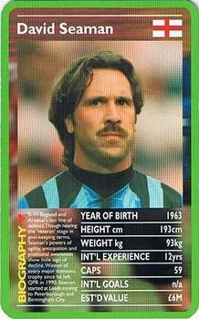 2001 Top Trumps European Football Stars #NNO David Seaman Front