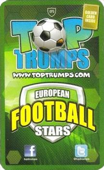 2012 Top Trumps European Football Stars #NNO Gareth Bale Back
