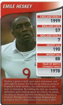 2009 Top Trumps England Football Stars #NNO Emile Heskey Front