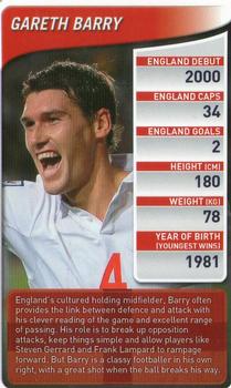 2009 Top Trumps England Football Stars #NNO Gareth Barry Front