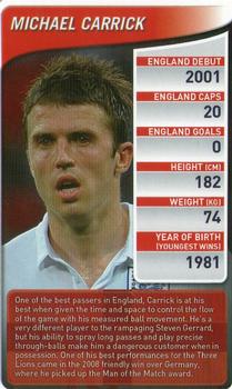 2009 Top Trumps England Football Stars #NNO Michael Carrick Front