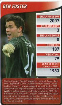 2009 Top Trumps England Football Stars #NNO Ben Foster Front