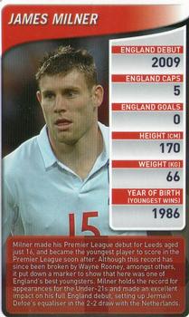 2009 Top Trumps England Football Stars #NNO James Milner Front