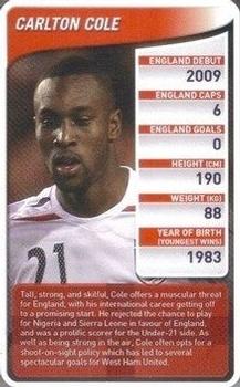 2009 Top Trumps England Football Stars #NNO Carlton Cole Front