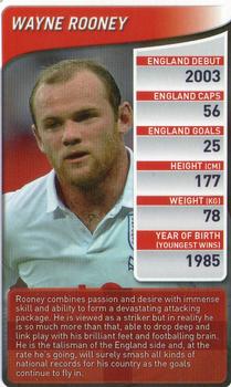 2009 Top Trumps England Football Stars #NNO Wayne Rooney Front