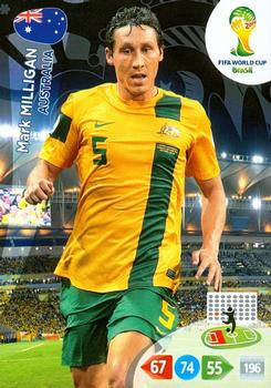 2014 Panini Adrenalyn XL FIFA World Cup Brazil #NNO Mark Milligan Front