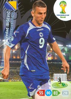 2014 Panini Adrenalyn XL FIFA World Cup Brazil #NNO Vedad Ibisevic Front